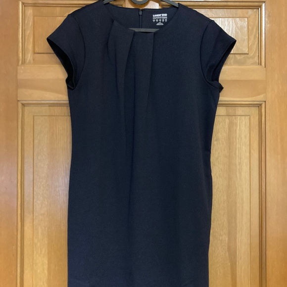 Land’s End Short Sleeve Ponte Dress, 10P - Picture 1 of 6